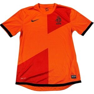 Netherlands Shirt Mens Medium KNVB Soccer Nike Dri Fit Euro Football Authentic